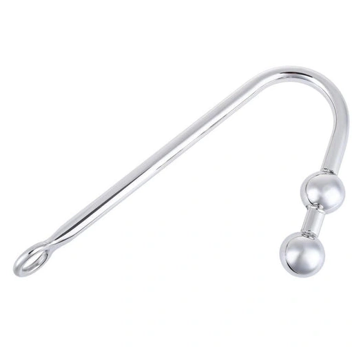 Anal Hooks Hook 4417 Pleasurable Steel Anal Balls Stainless Two 0112